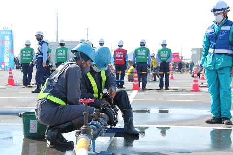 ライフライン等応急復旧訓練