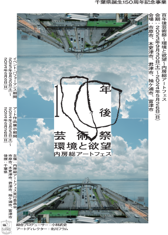 百年後芸術祭~環境と欲望~内房総アートフェスのメインポスター