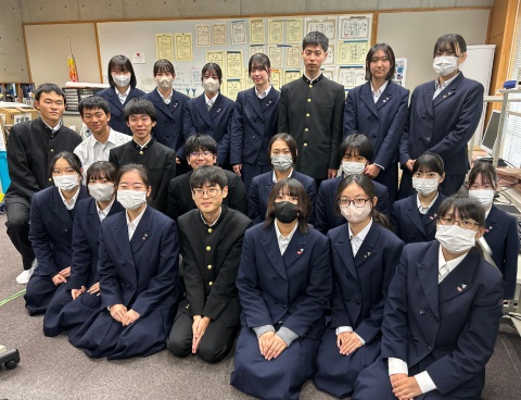 千葉商業高校の集合写真