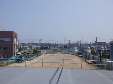 都市計画道路　藤崎茜浜線　鷺沼台側の写真　２０２５年７月時点