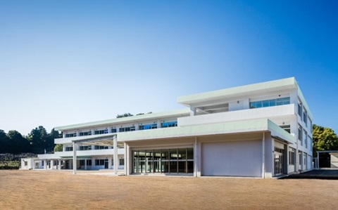 東葛の森特別支援学校外観写真（外構工事前）