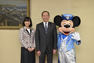 東京ディズニーランド・アンバサダー表敬訪問