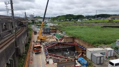 橋脚工事