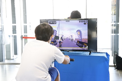 バーチャルサイクリング体験の画像