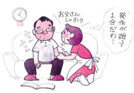 家庭内での発作が起きているときの例