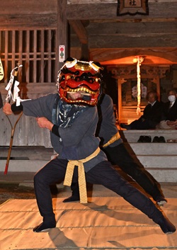 久保地区の神楽の写真