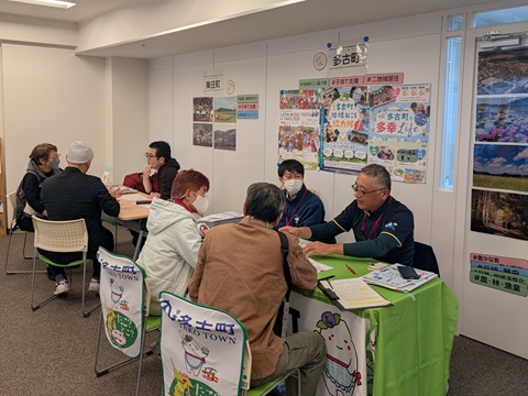 過去の移住相談会の様子の写真