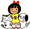 犬とねこと女の子 犬とねこと女の子