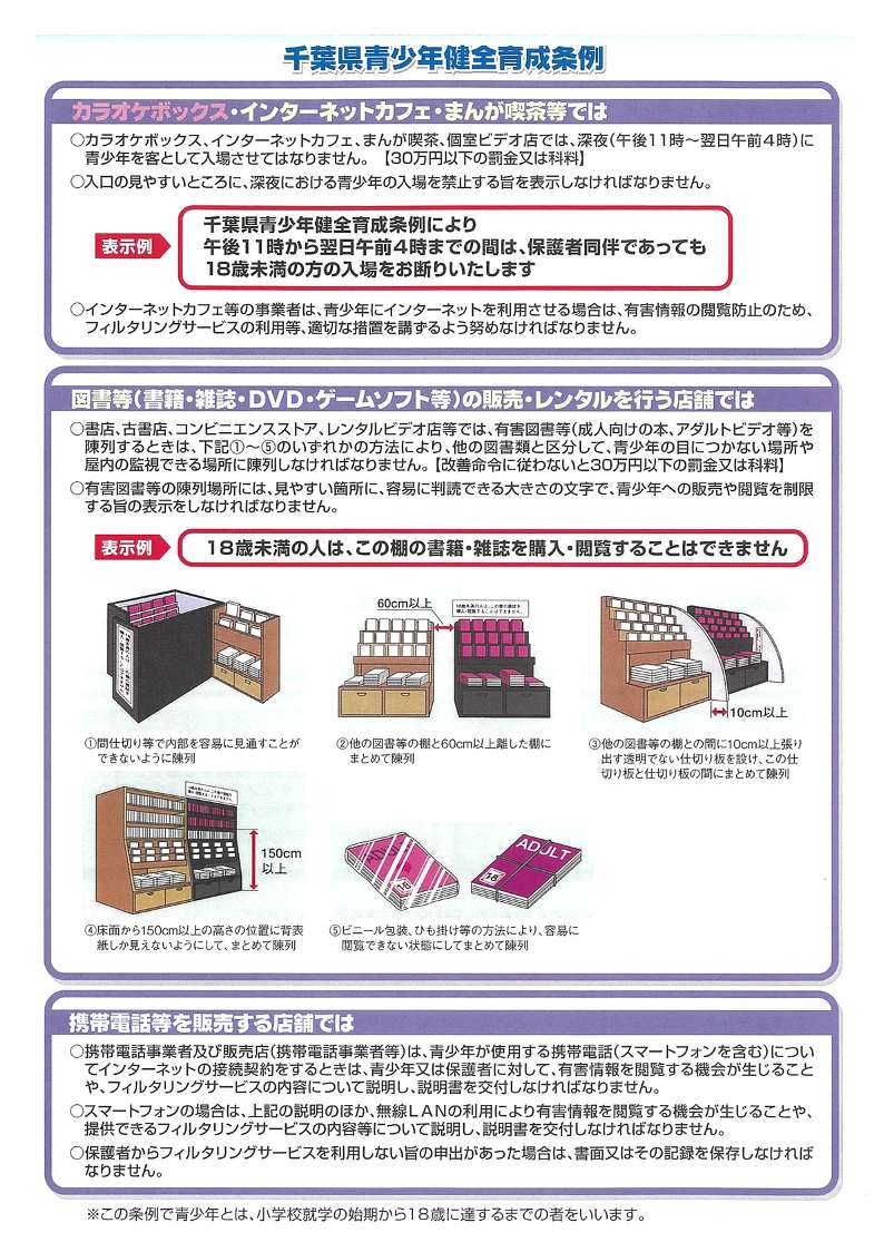 各種営業店舗のみなさま向けのチラシ2