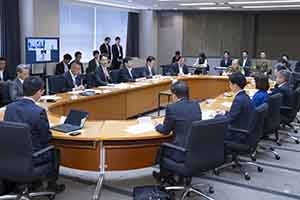 能登半島地震を踏まえた関係機関連絡会議の様子