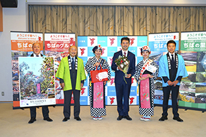 高速ジェット船セブンアイランド　春の季節運航に係る表敬訪問の様子