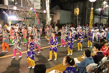 野田夏まつり踊りの写真