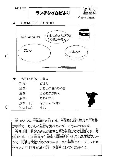 ランチタイムだよりの写真1