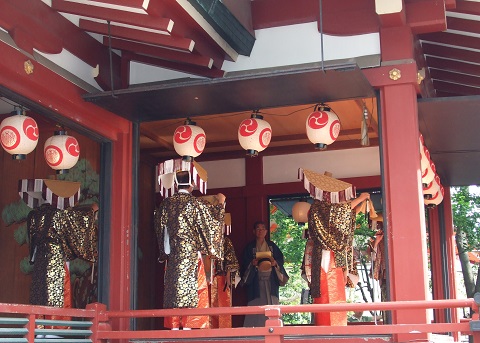 浅草神社のびんざさらの写真