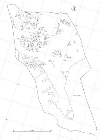 図1　調査区内上層遺構分布