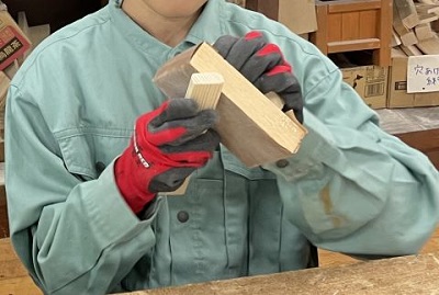普通科木工コース作成の様子2