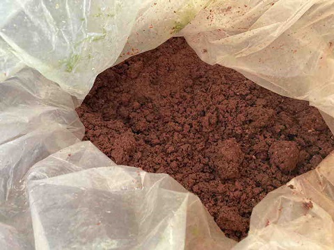 小豆皮(あん粕)の写真