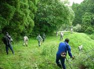 共同での草刈作業（いすみ市）