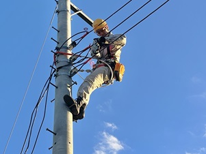 電気工事科の写真です。