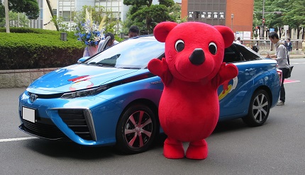 納車式の様子の画像