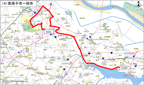 手賀沼のほとりを出発し、住宅街を抜ける紅葉したけやき通りを進みながら、柏の葉公園を経て柏の葉キャンパス駅に向かう、自然と都会が感じられるコース ［我孫子市・柏市］（距離約13.2km）