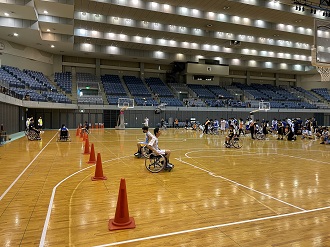 車いす乗車体験