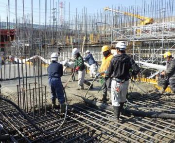 コンクリート打設状況（平成30年2月9日現在）