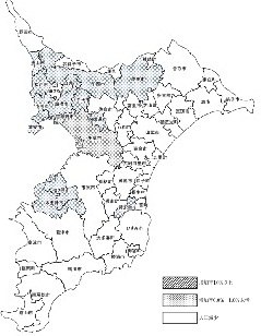 図4市町村別人口増減率（平成26年1月～12月）