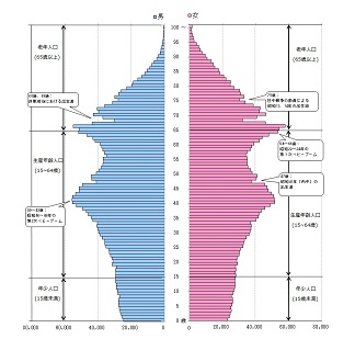 図6千葉県人口ピラミッド
